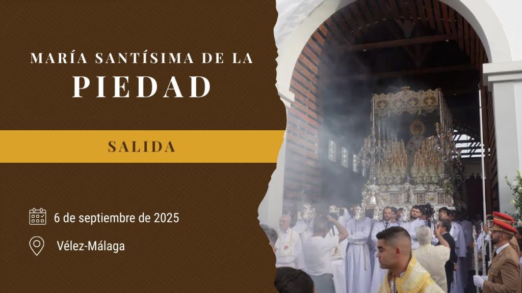 Salida de María Santísima de la Piedad | Extraordinaria Piedad Vélez-Málaga 2025