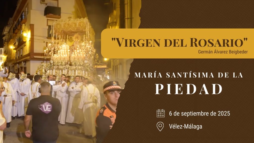 «Virgen del Rosario» de Germán Álvarez Beigbeder | Extraordinaria Piedad Vélez-Málaga 2025